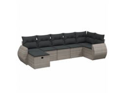 Garden Sofa Set, Garden Sofa Sets Vidaxl Cinzeto Rattan / Vime (n/a)