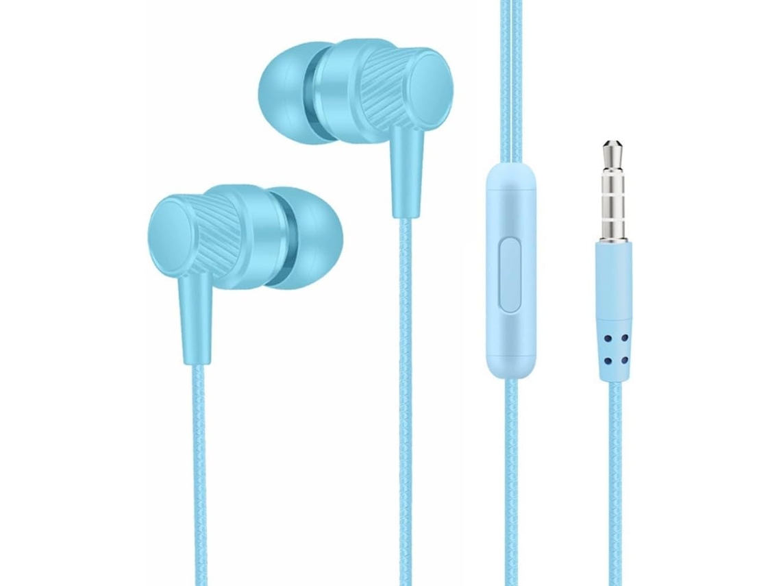 Fones De Ouvido Intra Auriculares Com Fio, Graves Profundos E Cancelamento De Ruído, Com Conector De 3, 5mm Para Jogos