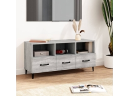 Vidaxl Móvel De Tv 102x35x50 Cm Derivados De Madeira Cinzento Sonoma