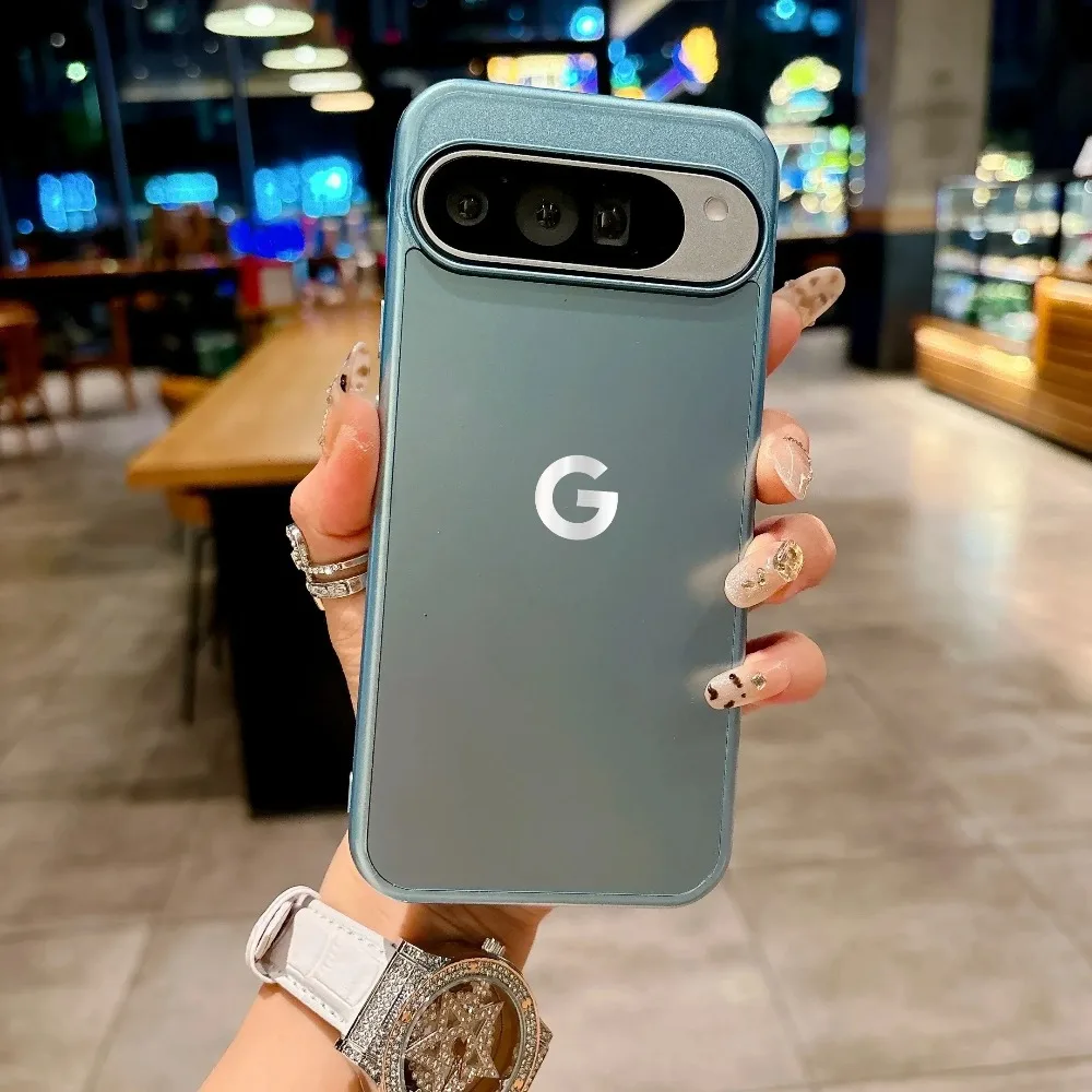 (azul, Google Pixel 8) Caso De Telefone De Luxo Fosco, Toque Confortável, Proteção Anti-choque Pc Capa Traseira