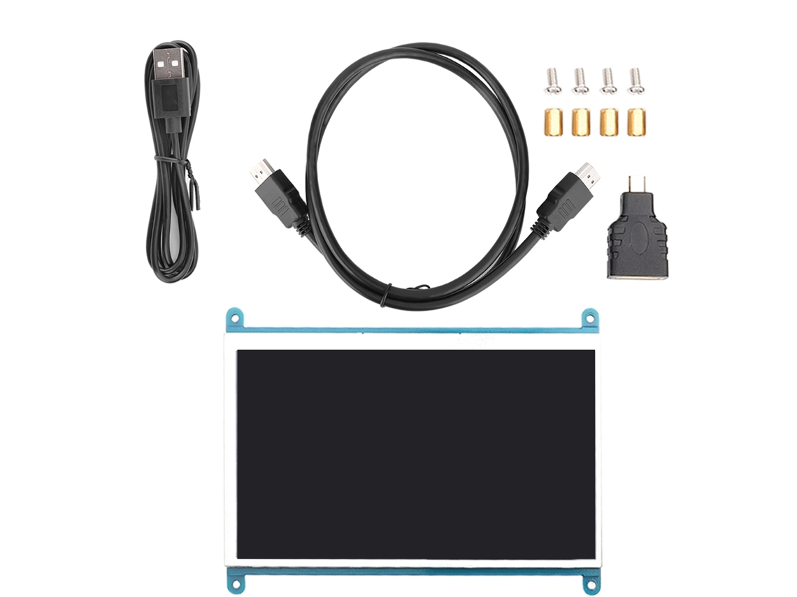 Monitor EOOCOO (1024x600 Hd Alto Brilho Ips Ângulo de Visão Amplo)