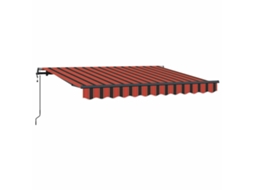 Toldo Retrátil Vidaxl Multicolorido Poliéster