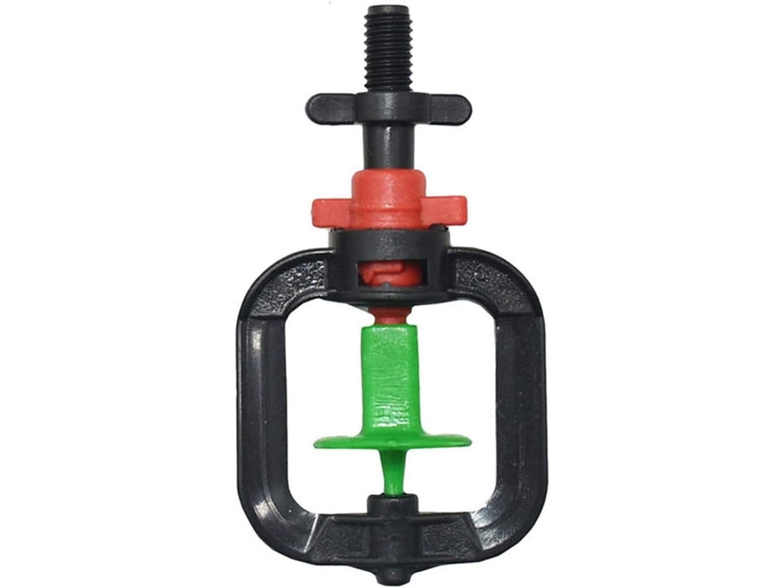 Conjunto de 100 Bicos Irrigação para Gramados e Jardins, com Rotação 360 Graus, Sistema Anti gotejamento,