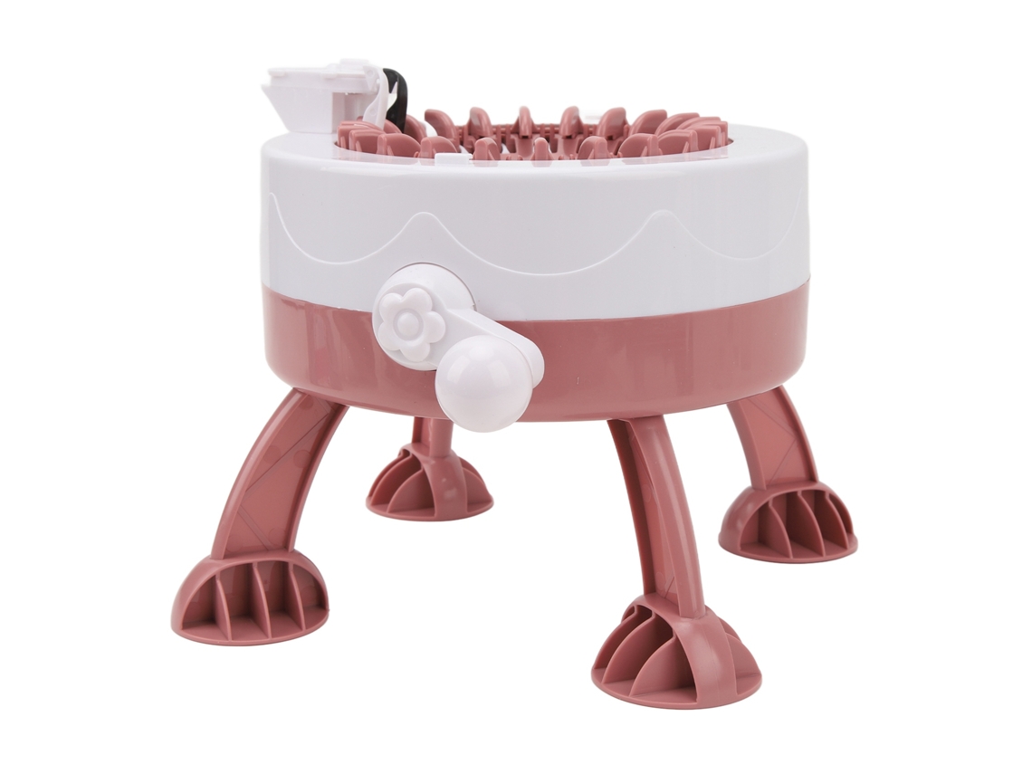 Primerox máquina de Tricotar Rotativa Diy para Cachecóis Luvas com Agulhas Brinquedo de Tricotagem