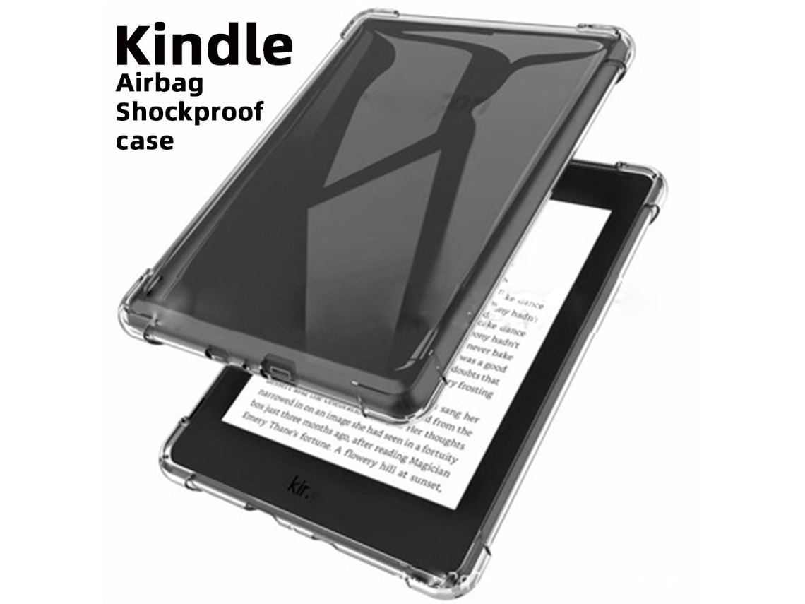 Capa Para Tablet Lurelia, Compatível Com Leitor De E Books, Transparente, Tpu, Função Sono, Proteção Antiquedas