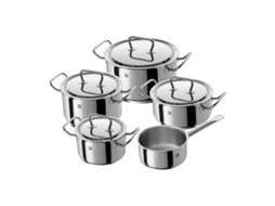 Caçarola com Tampa ZWILLING 66580-000-0 Prateado Aço inoxidável Ø 24 cm Ø 20 cm Ø 16 cm 1,5 L 2 L 3 L 4 L 6 L (5 Unidades)