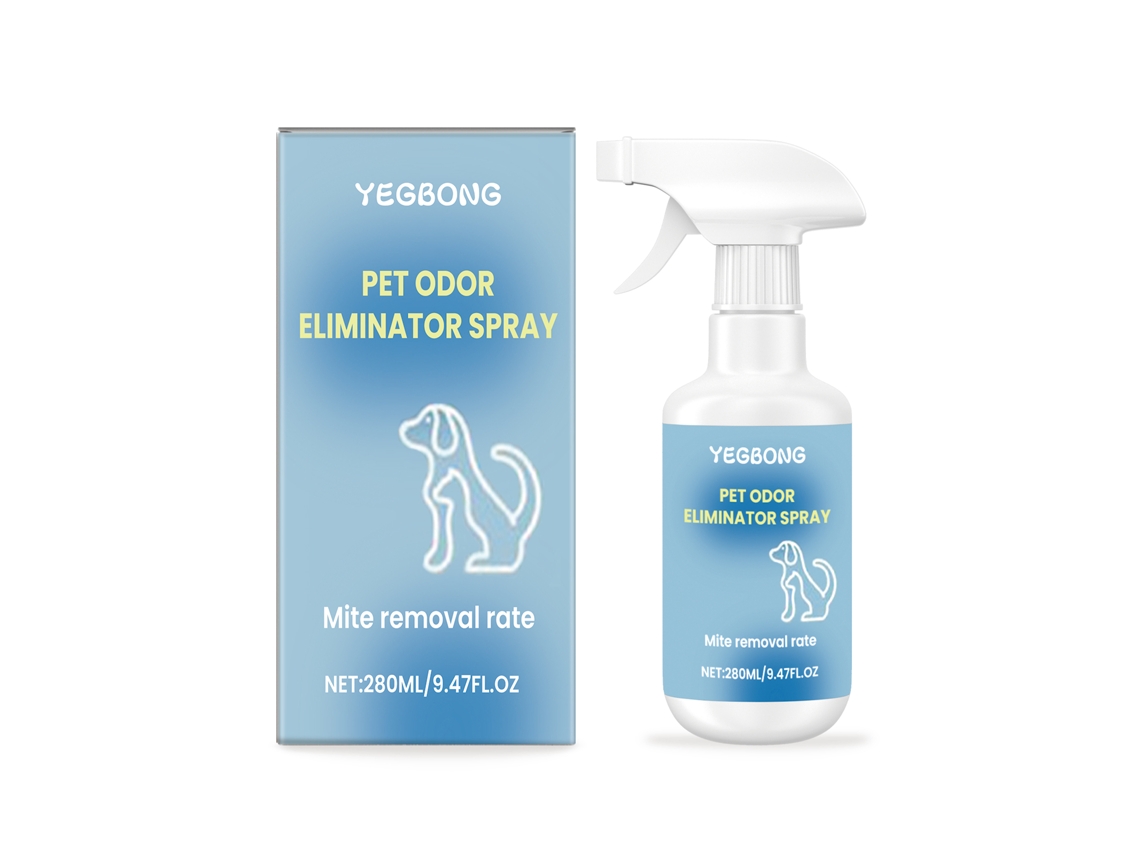 Yegbong Spray Limpeza e Desodorização LAXISCREED para Ambiente Pet, Caixa de Areia e Cama Gato