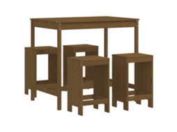 Garden Bar Set, Garden Bar Sets Vidaxl Marrom Madeira De Pinho (n/a)