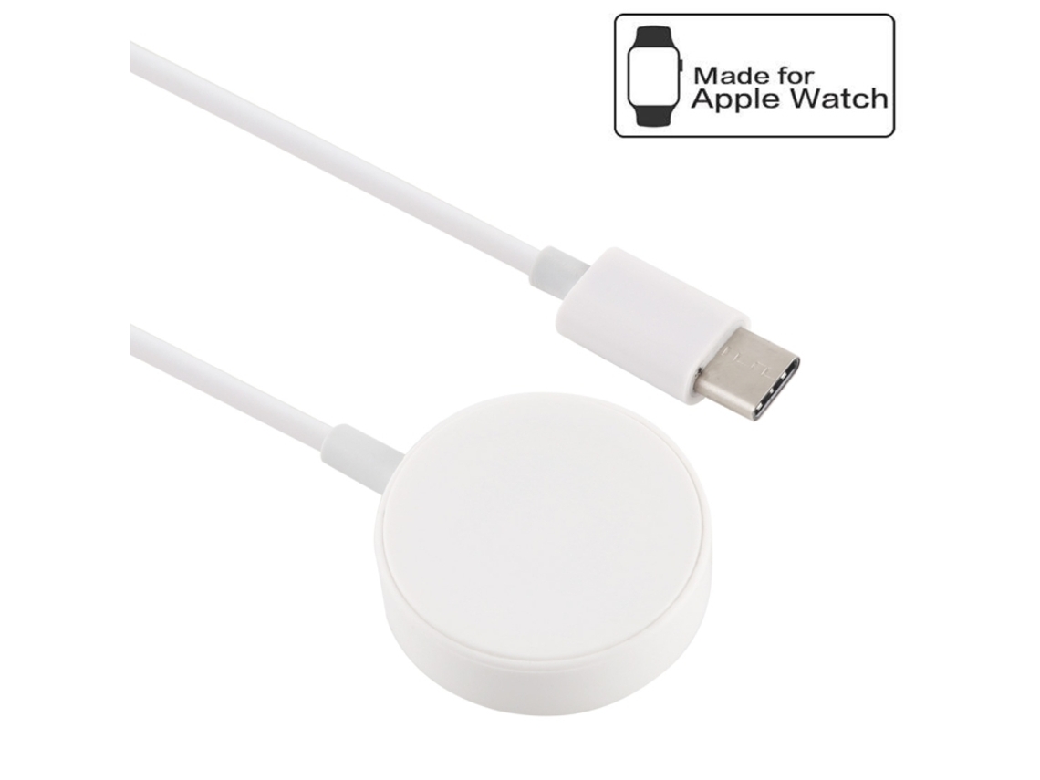 Carregador Magnético Portátil HALINUI 2W USB para Apple Watch Series 2 a Ultra e Se