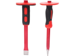 Conjunto De 2 Cinzéis Para Alvenaria E Concreto, Resistentes, De 30 Cm (12 Polegadas).