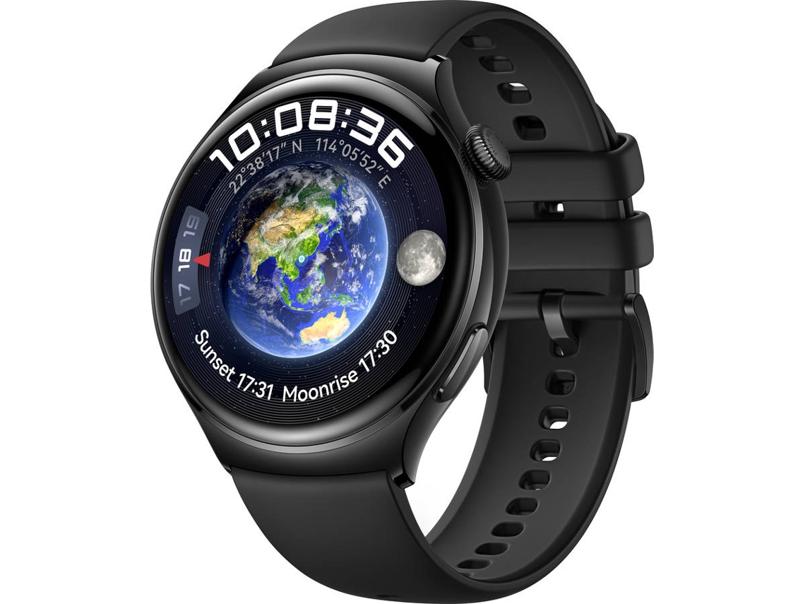 Smartwatch HUAWEI Watch 4 (Bluetooth e Wi-Fi - Até 4 dias de autonomia - Preto)