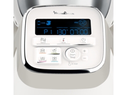 Robô de Cozinha MOULINEX i-Companion + Panela de Vapor HF9001PT (4.5 L - 1550 W - 6 acessórios)