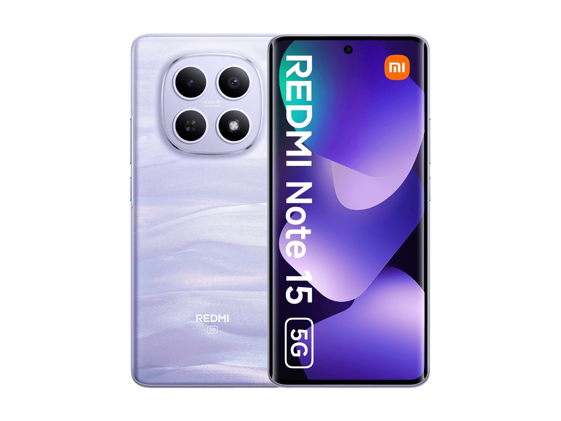 Redmi Note 15 5g 8gb/512gb Roxo Nevoeiro Dual Sim XIAOMI (mist Purple)