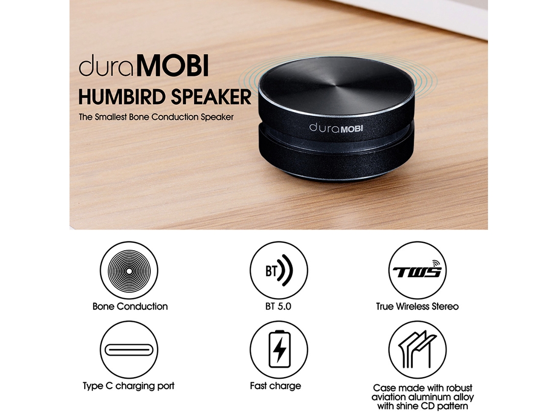 Pacote Com 2 Alto Falantes Sem Fio Bt, Alto Falantes De Condução Óssea, Mini Alto Falantes Portáteis, Som Estéreo Alto, Microfone Embutido, Caixa De S