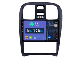 Auto Rádio Carro Bluetooth Autoradio 8GB RAM 128G ROM CarPlay Navegação GPS Ecrã Táctil RoverOne para Hyundai Sonata EF 2001-2012  
