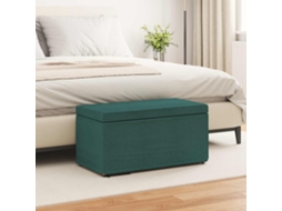 Vidaxl Banqueta Verde Escuro 81 X 41 X 40 Cm