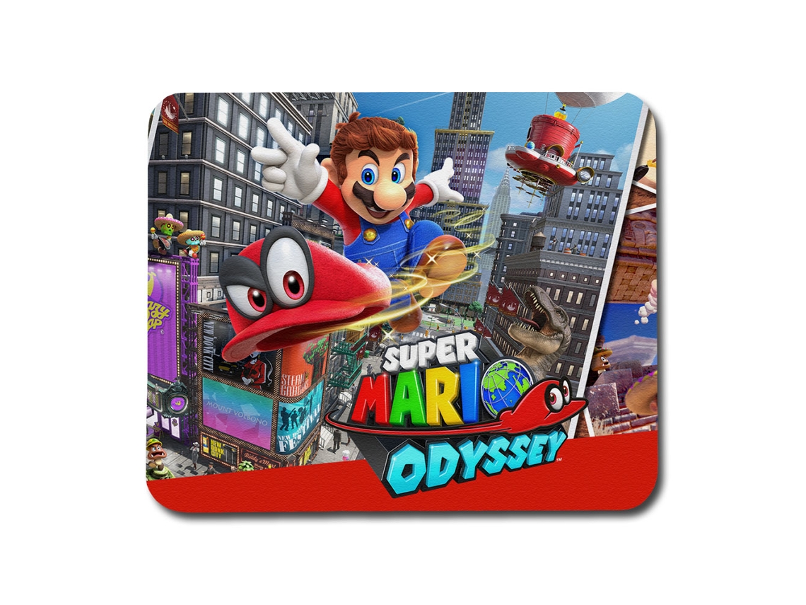 Mousepad Do Mario Odyssey Brilvibera