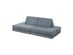 Sofá De Brincar Norhulta De 5 Peças 150x66x46 Cm Cordão Cinza [EN.CASA]