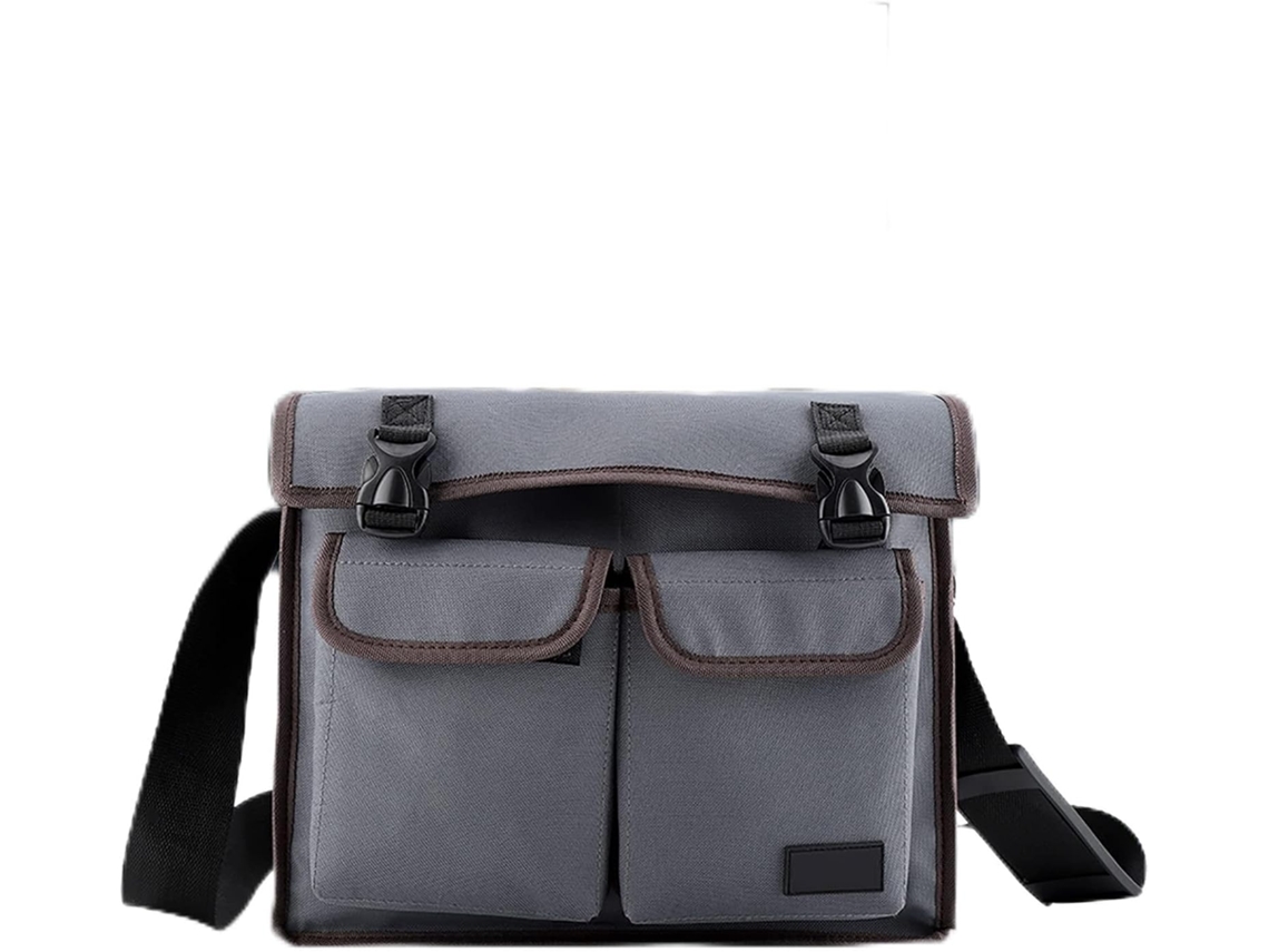 Bolsa Para Ferramentas De 15 Polegadas Com Alça De Ombro, Feita De Tecido Oxford Grosso.