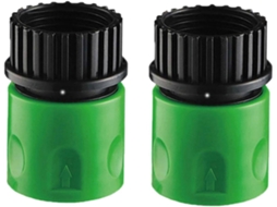 Conector De Mangueira Jardim 2 Peças Com Encaixe Roscado