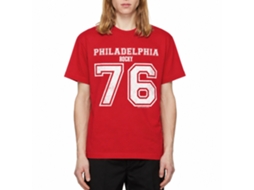 Rockinstone Rocky Movie Seventy Six Heather Red Adult T-shirt Size:xxl