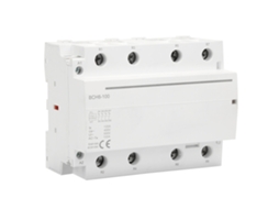 Contator elétrico CA para uso doméstico, 4 polos, 4 NC, 100 A, 110 V, 50/60 Hz, trilho DIN