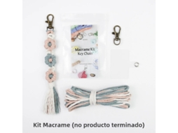 Handweaving Little Daisy Keychain Set, com Tutorial para Iniciantes, Diy Daisy Tassel Keychain Lanyard Pendant MDUG