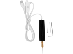 Mini Furadeira Elétrica Usb Para Resina Com Brocas Helicoidais