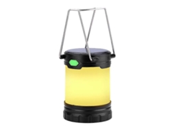Lanterna De Acampamento Portátil De 12 Leds, Luz Solar Recarregável Para Caminhadas Ao Ar Livre E Pesca Olysi Shop