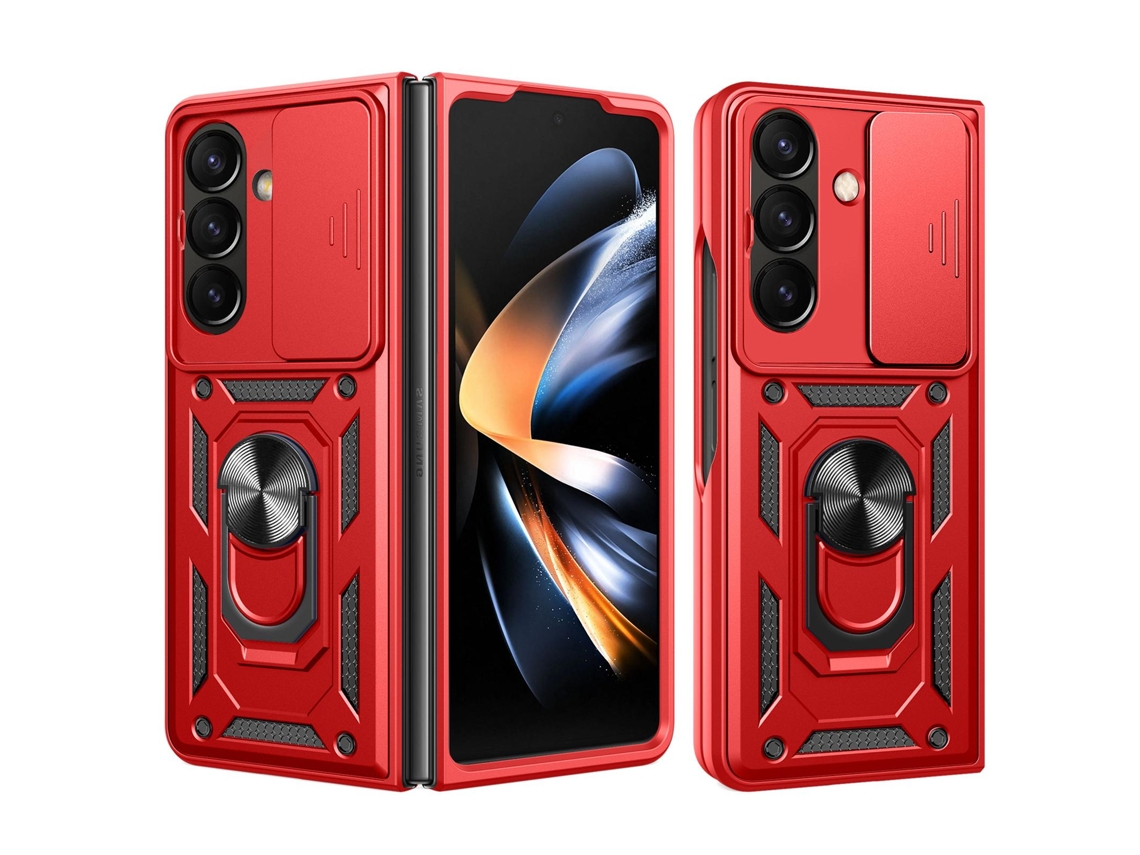 Capa Para Samsung Galaxy Z Fold8 Ultra, Capa Protetora À Prova De Choque Com Suporte Digitallab (vermelho)