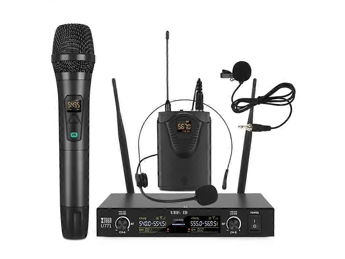Microfone Sem Fio Uhf Xtuga 1 Bodypack Host Chaberlu