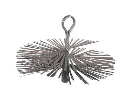 Escova para chaminés redonda em aço plano - ITS A 10 - Macho 12 Mas - Piattina em aço - Ø mm. 250