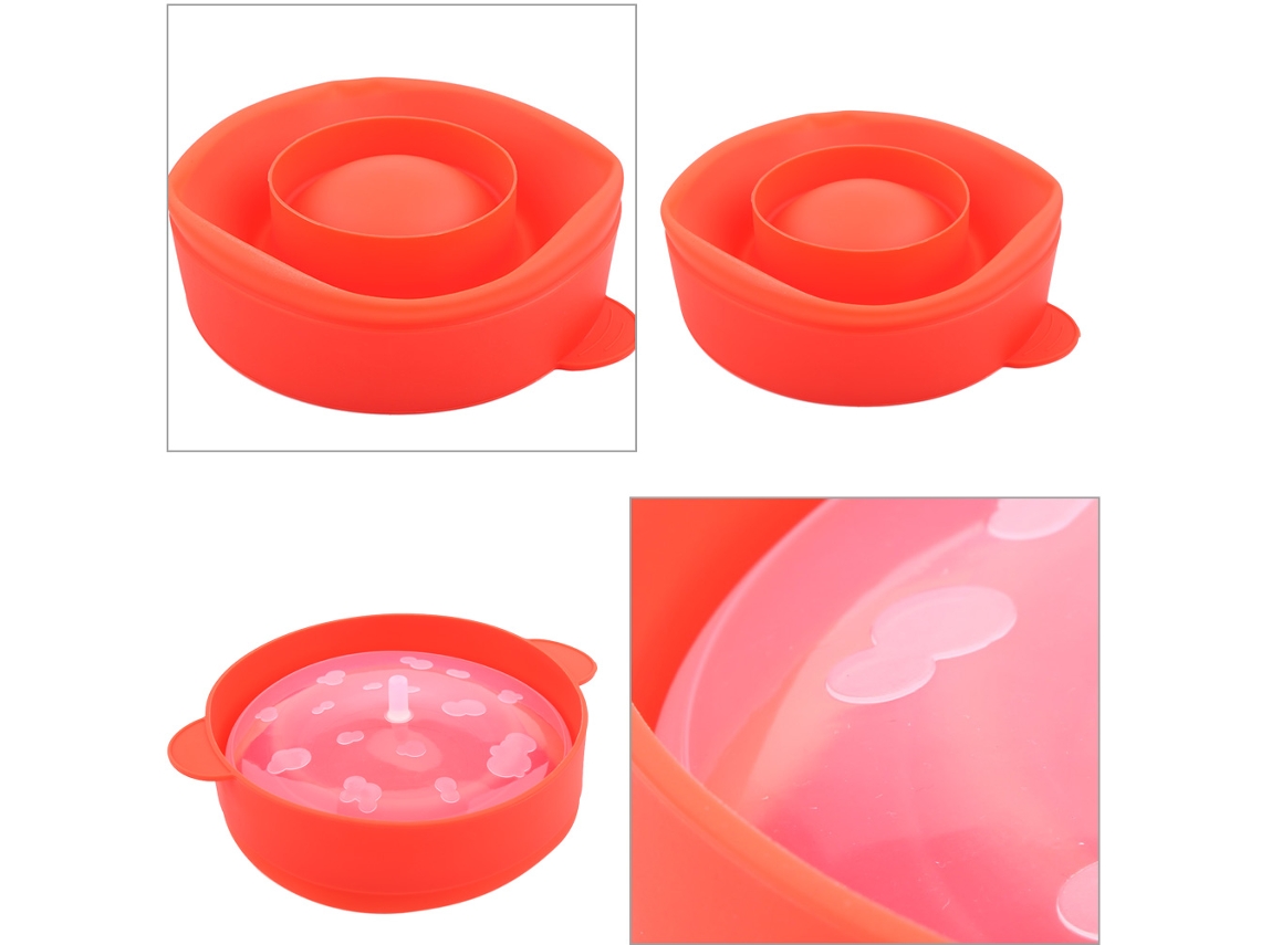 Microwaveable Foldable Silicone Popcorn Maker Popcorn Bowl With Lid (microwave Safe, Diy) Eoocoo