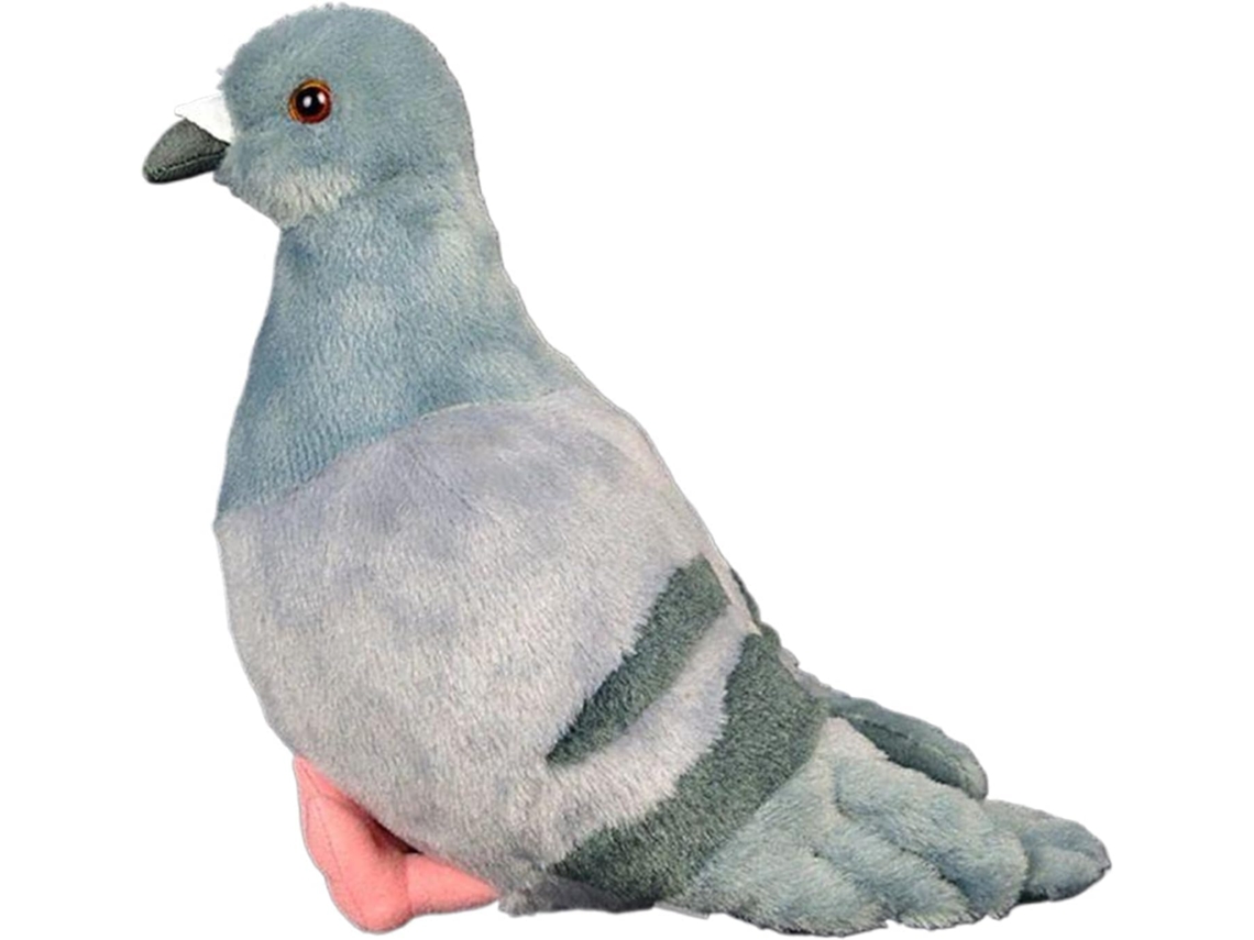 Brinquedo De Pelúcia, 30cm, Com Algodão Pp, Pombo, Para Casa E Quarto