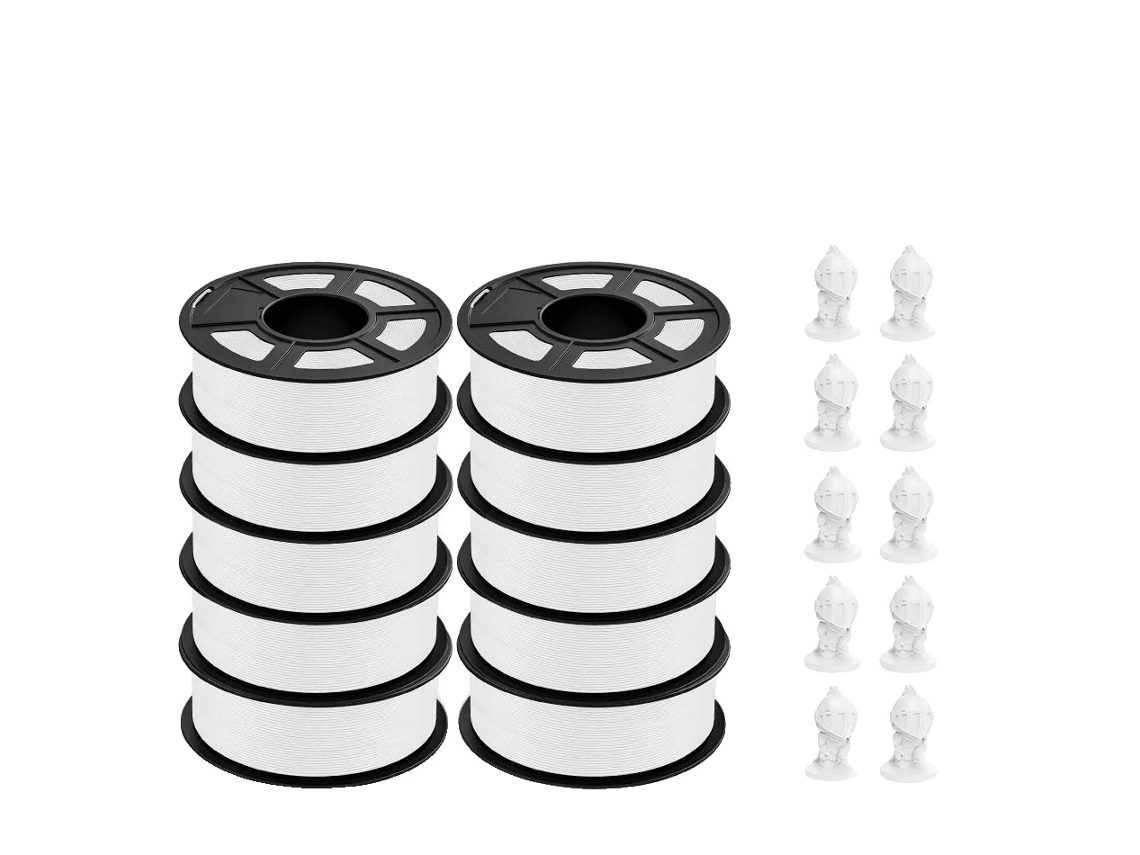 Filamento Para Impressora 3d, Material Tpu, Ecolã³gico, Pla Branco 11kg
