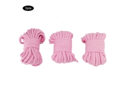 Laxiscreed Cordas De Amarração De Algodão Macio 10m Pack De 3 Unidades