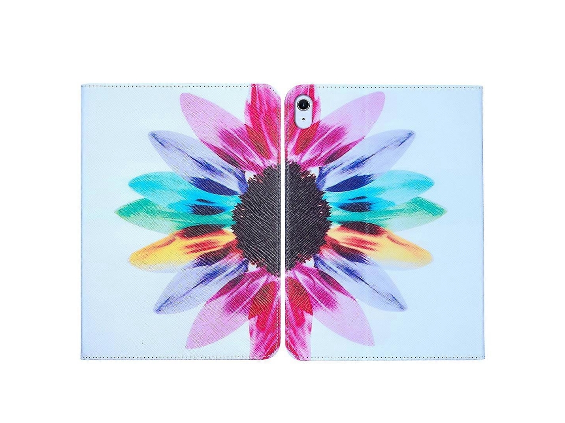 Capa de couro para tablet com design colorido Webake