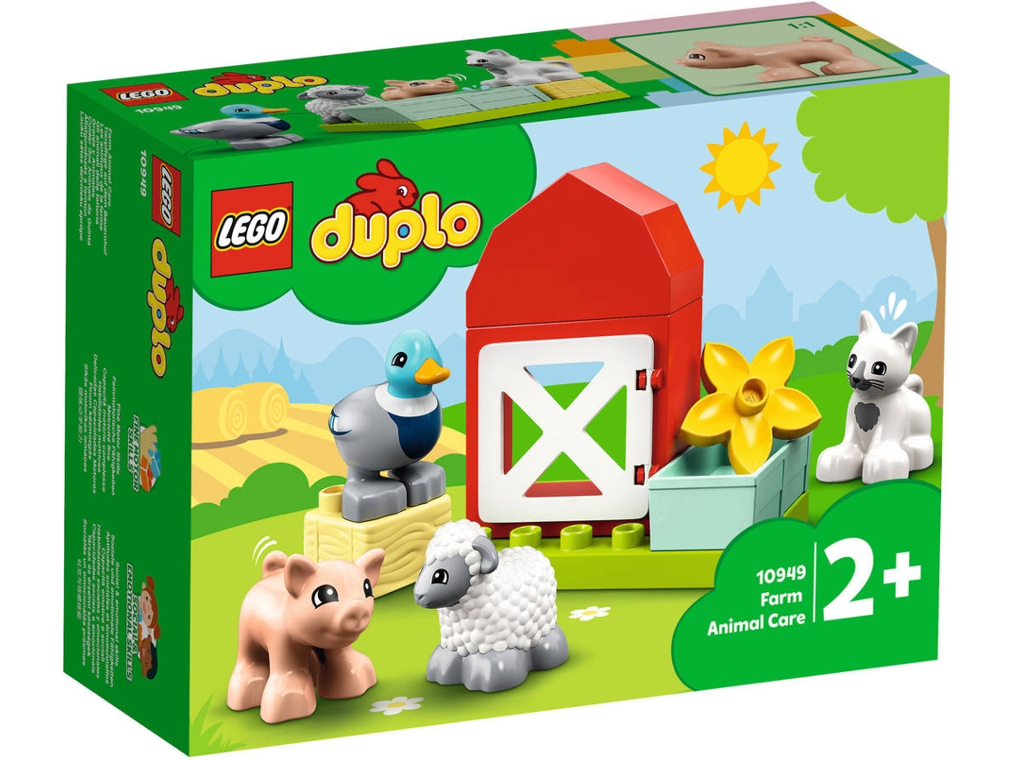 LEGO Duplo: Cuidar dos Animais da Quinta - 10949 (Idade Mínima: ‍2 - 11 peças)