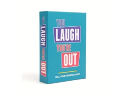 "laugh And You're Out" É um Jogo de Festa com 125 Cartas Engraçadas. MDUG