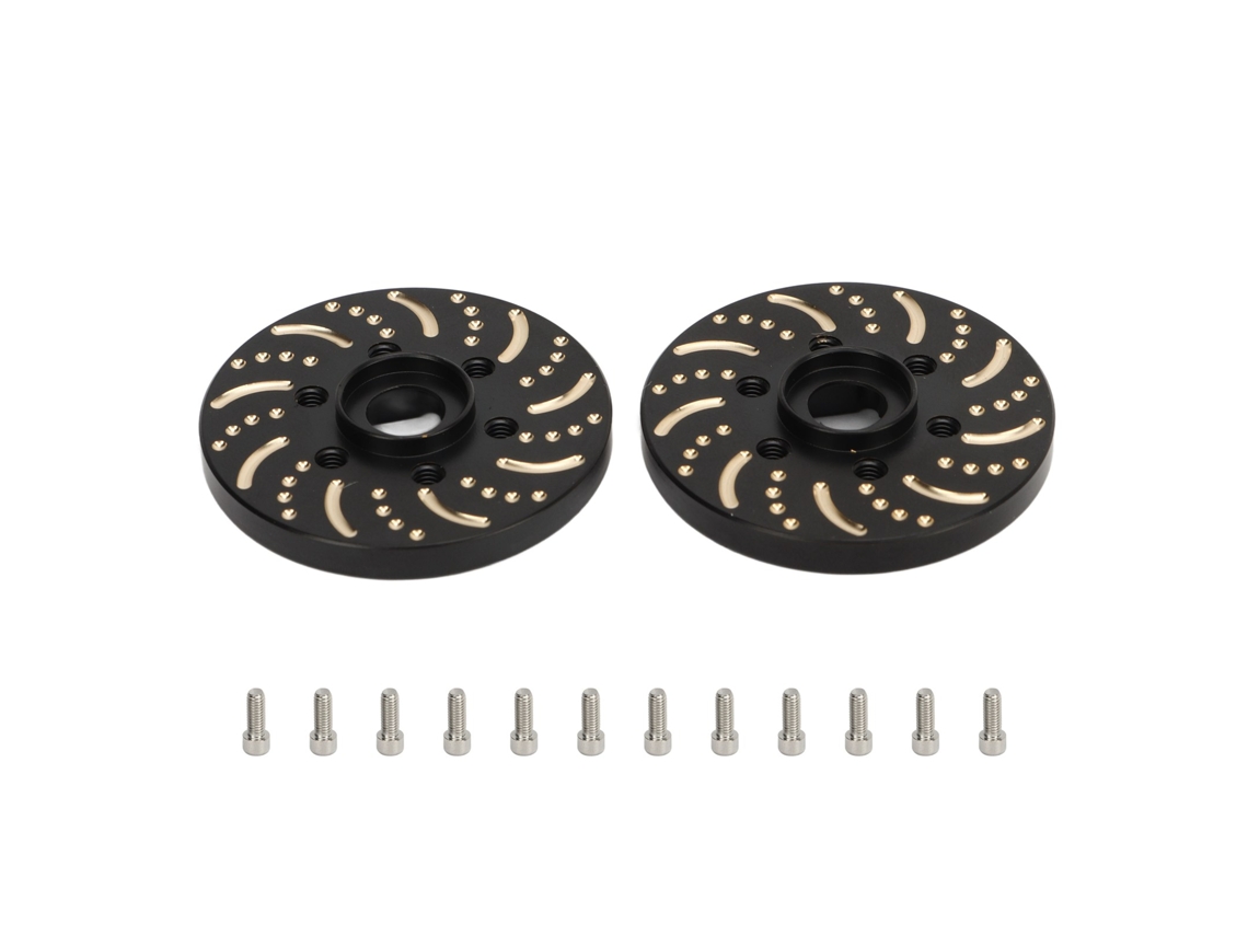 Mali pesos de Roda em Latão Adaptador de Cubo Hexagonal com 6 Buracos para Rodas Beadlock 1.9in 2.2in 9mm