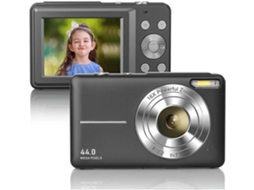 Câmera Digital Compacta de 44mp Full Hd 1080p com Tela Lcd de 2,4 Polegadas e Zoom de 16x. SFUSHOS