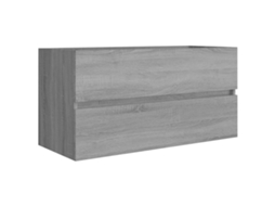 Móvel para Lavatório Derivados Madeira Cinza Sonoma MAISON EXCLUSIVE 90x38,5x45 cm