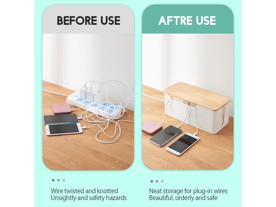 Cable Management Box (wire Hider, Multi-scene Organizer) Eoocoo