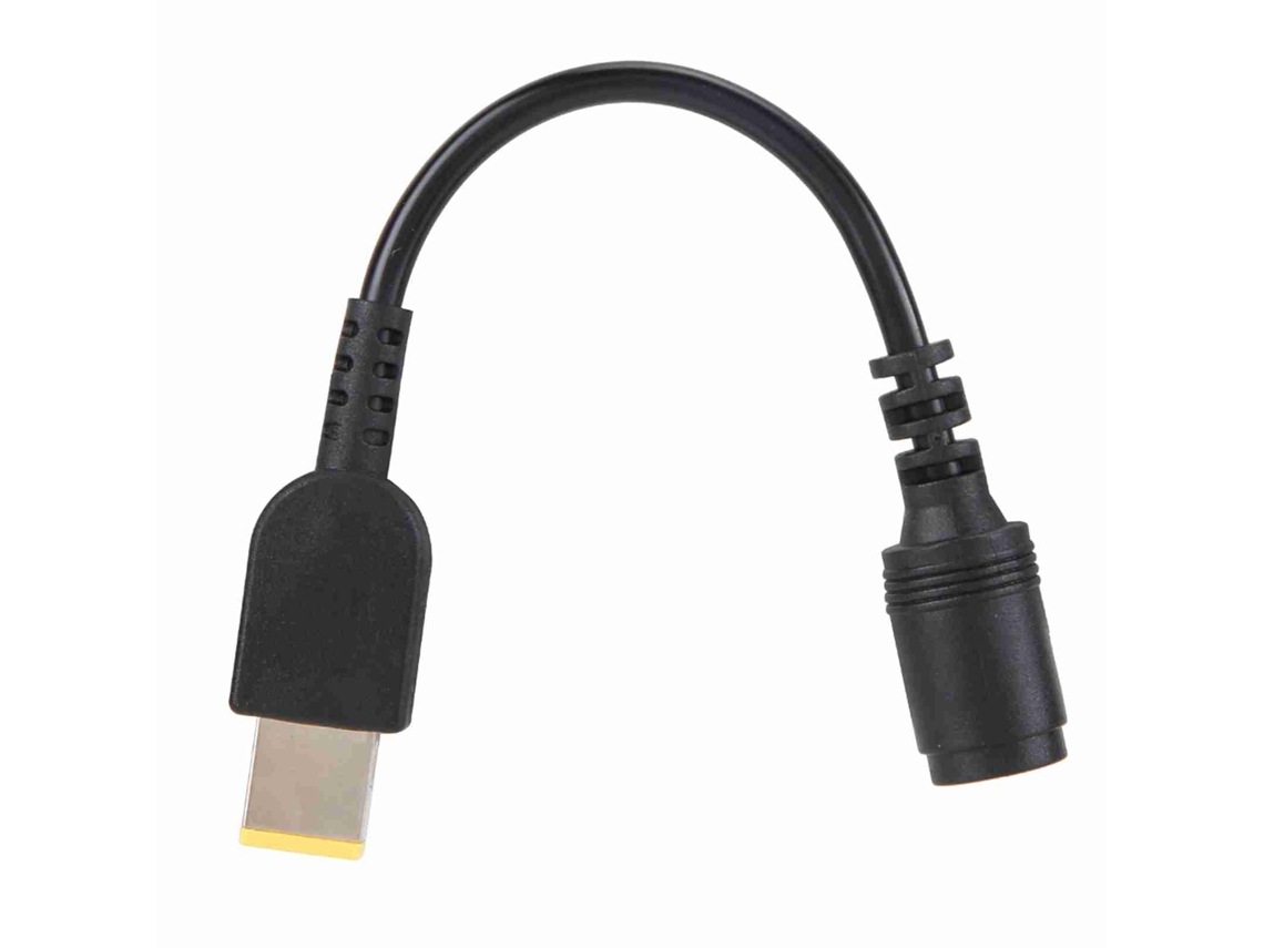 Cabo De Conversão De Energia (porta Redonda Para Porta Quadrada Para Adaptadores Lenovo)