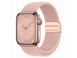 Bracelete Para Apple Watch 38/40/41/42mm Areia Rosa Cuich