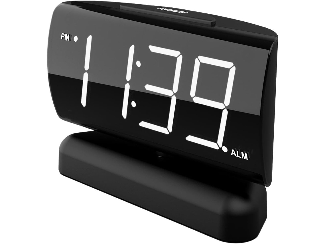 Relógio Digital Para Quarto: Despertador Led Com Alarme E Visor |