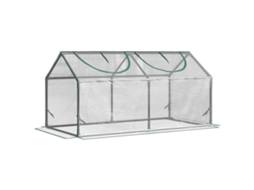 Estufa de Pvc com Janela, 120x60x60cm, transparente para Plantas BTFORUS