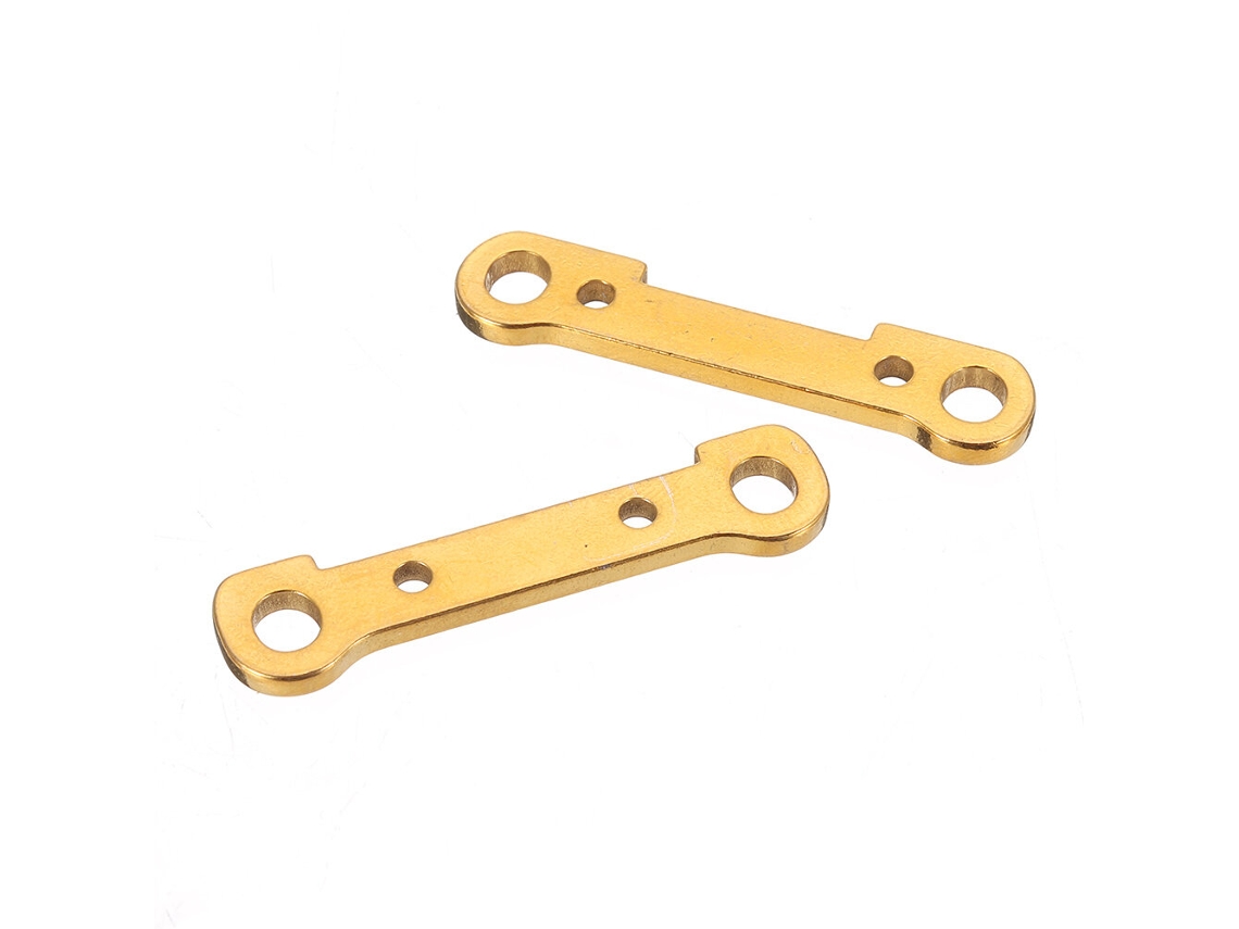 1834 2pcs Wltoys 124017 124019 1/12 Rc Car Spare Placa Reforço Braço Oscilante Dianteiro/traseiro Metal 1834 1835 Peças MDUG