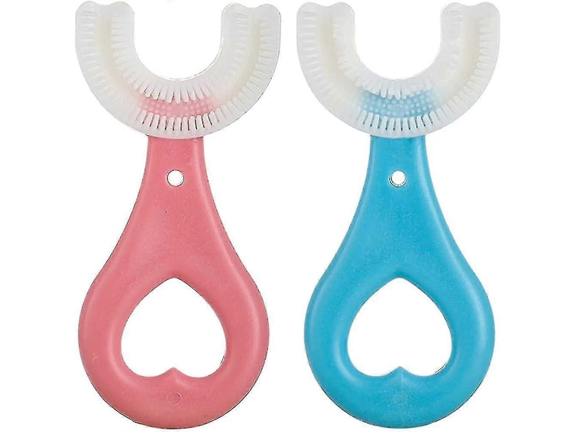 Escova de Dentes Infantil em Formato U com Design Limpeza Oral 360 ​​graus. GOKOCO