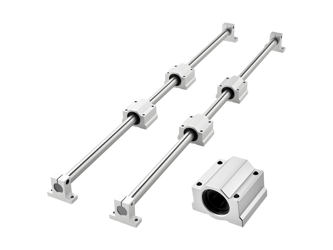 Kit De Trilhos Lineares Sfc25 2 Trilhos De 1000 Mm Com 4 Blocos Deslizantes Vevor